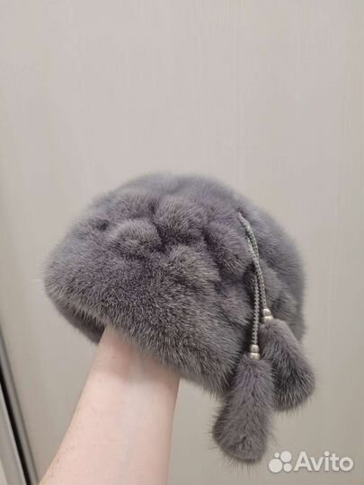 Шапка норковая женская