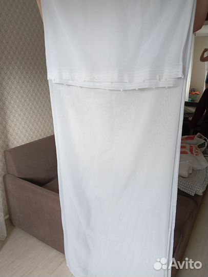 Тюль вуаль белый бу