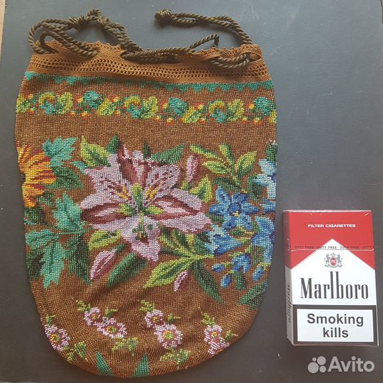 Сумочка, бисер, Россия. Середина XIX-го века
