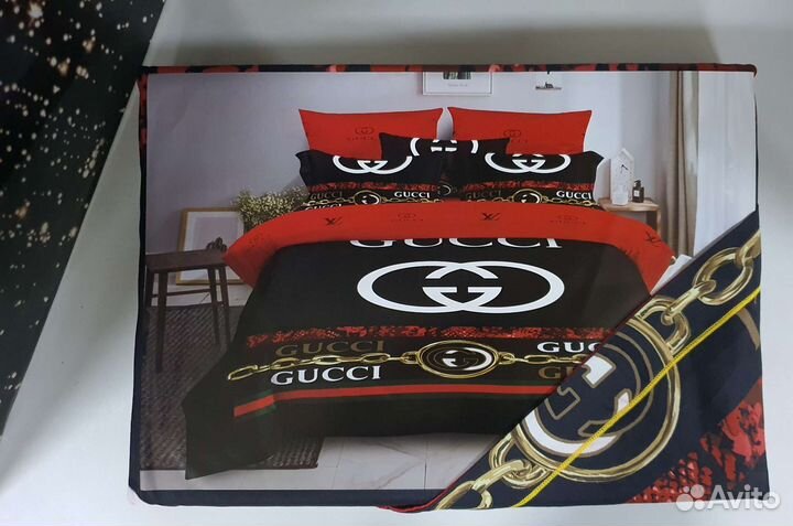 Белье постельное Dior, Gucci, Channel. евро