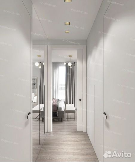 Скрытые двери Под покраску