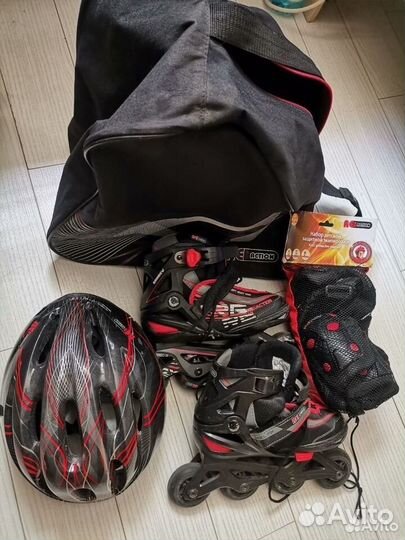 Роликовые коньки детские раздвижные