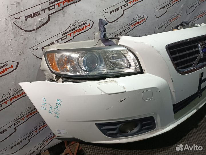 Nosecut volvo V50 MW 2 модель 39886077 белый KA743