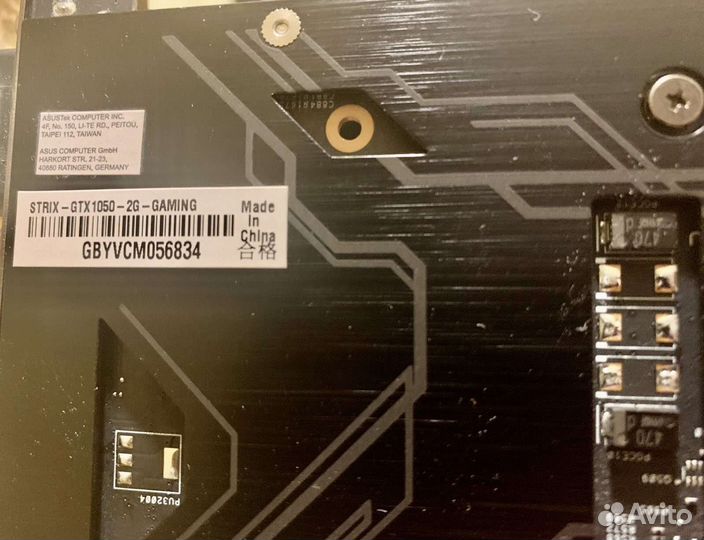 Видеокарта Asus Strix GTX1050 2G Gaming