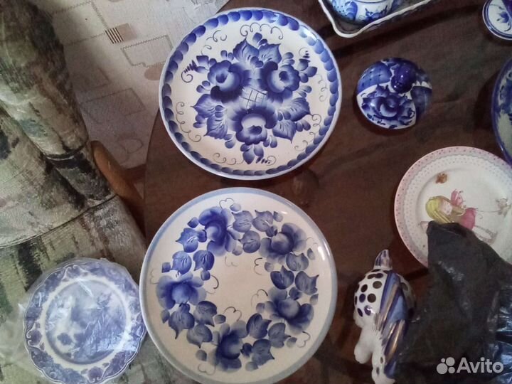 Посуда гжель