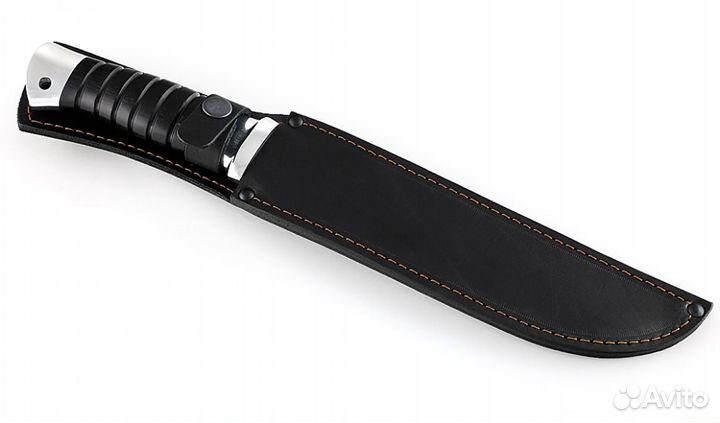 Пластунский нож казачий, сталь Х12мф, черный граб