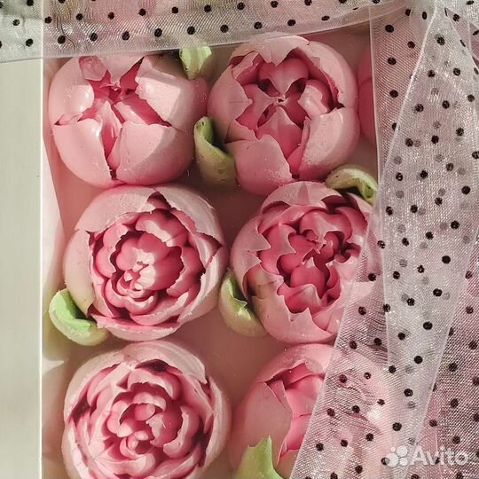Зефирные цветы