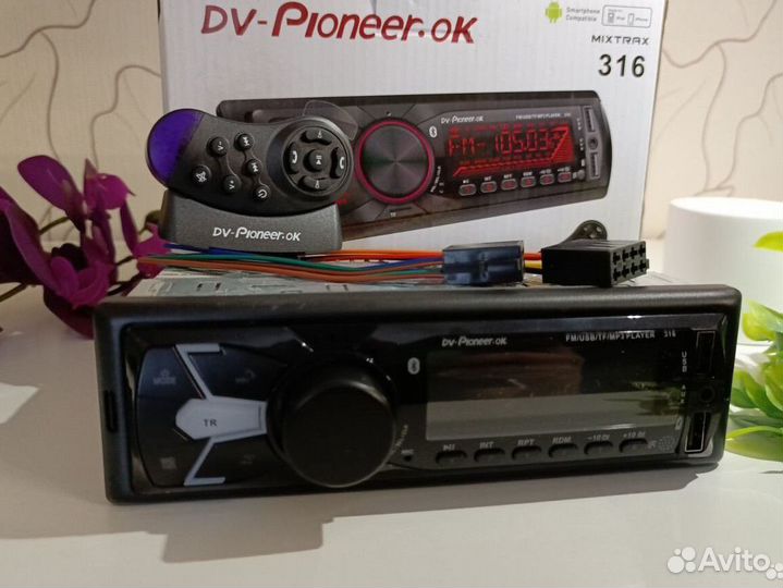 Автомагнитола Pioneer 316 с Bluetooth