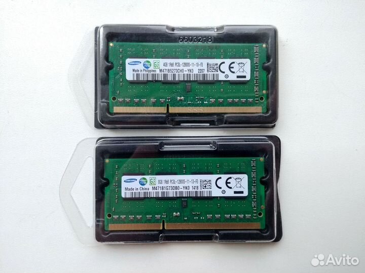 Оперативная память для ноутбука DDR3 / DDR3L