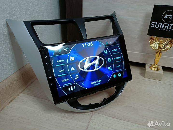 Магнитола 2din Android Hyundai Solaris 2/32
