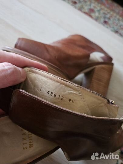 Ботильоны натуральная кожа Stuart Weitzman