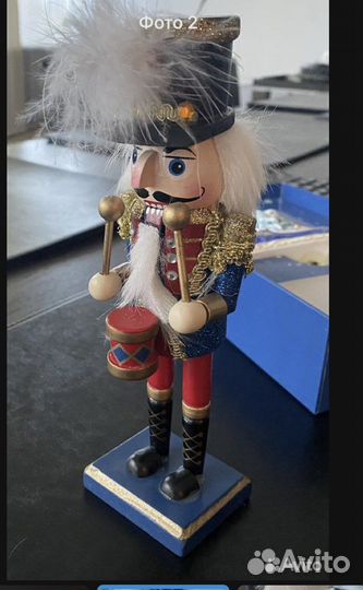 Елочная игрушка Щелкунчик- барабанщик