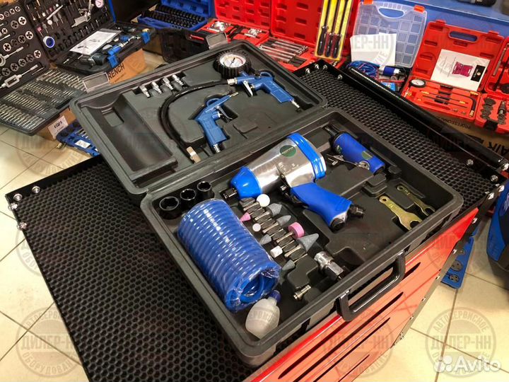 Набор пневмоинструмента 15 предметов Rock force