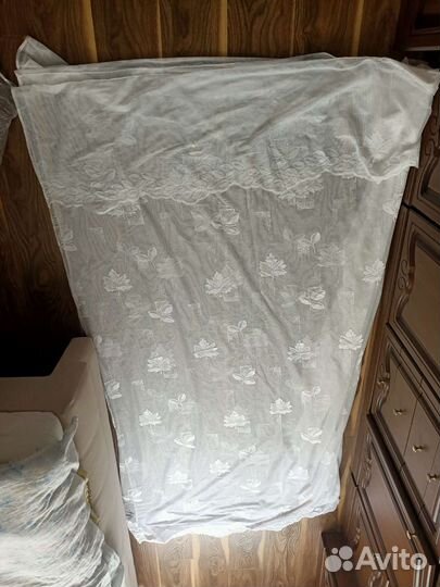 Тюль и атласные шторы