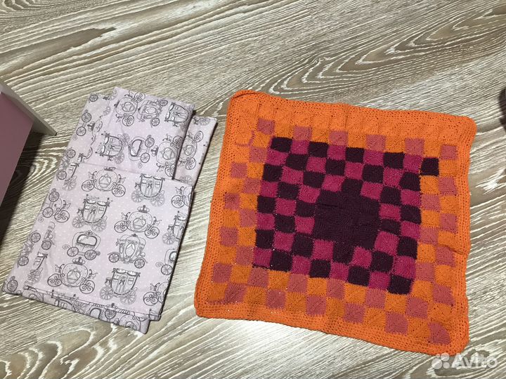 Кукла пупс и деревянная кроватка