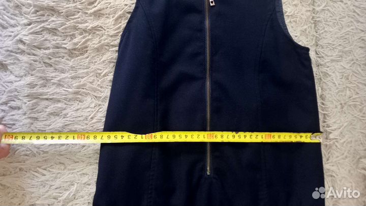 Школьная форма синяя, 2 шт, 134-140 рост