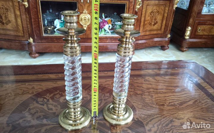 Подсвечники бронзовые