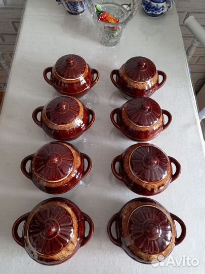 Для большой компании. Керамические горшки бу