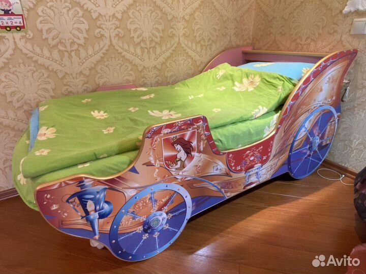 Детская кровать от 3 лет с матрасом
