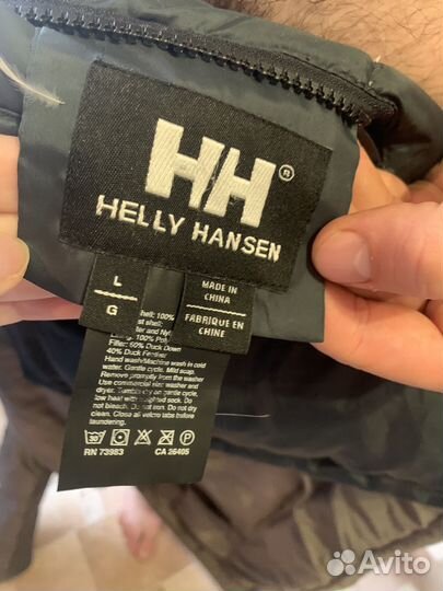 Пуховик мужской helly hansen