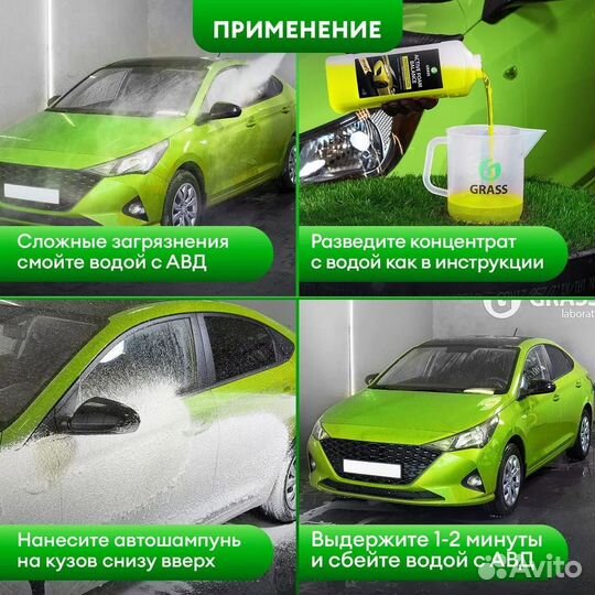 Средство д/бесконт. мойки Grass Active Foam Balanc