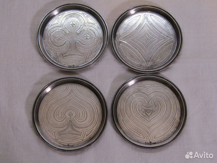 Блюдце старинное, набор 