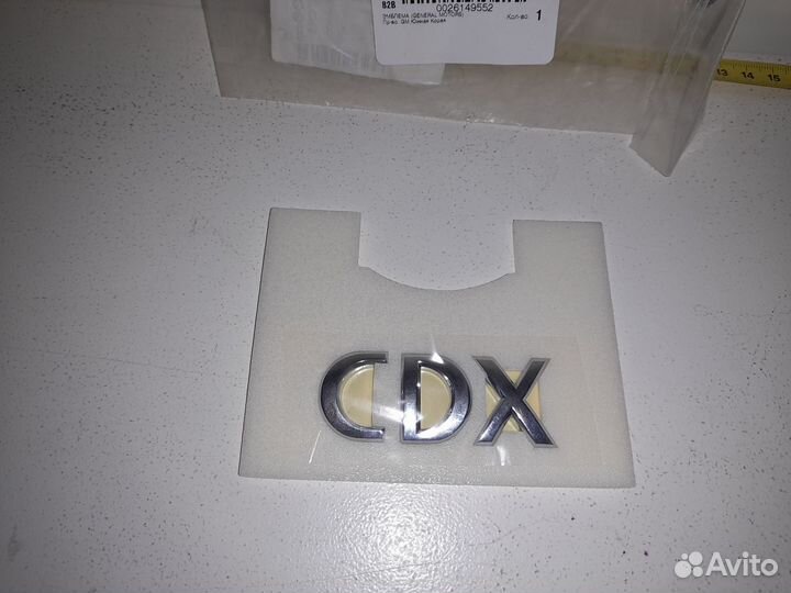 Chevrolet Evanda Шильдик CDX Новый