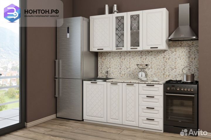 Кухня Агава 1.5 м лиственница светлая