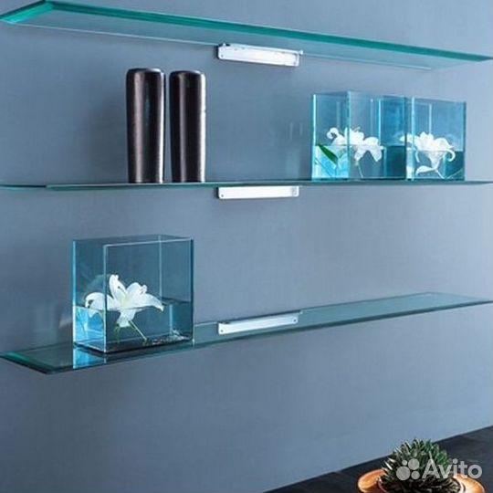 Стеклянная полка