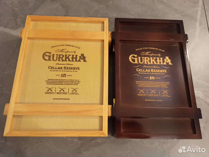 Коробки пустые сигарные