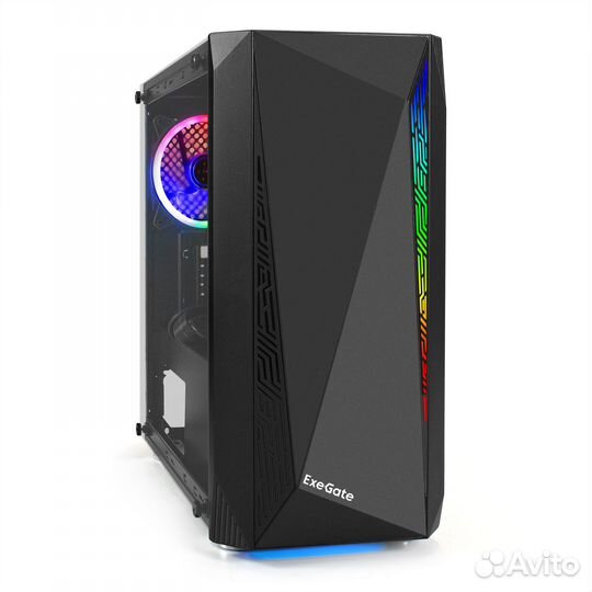 Корпус Minitower ExeGate Mistery R2 (mATX, без бп