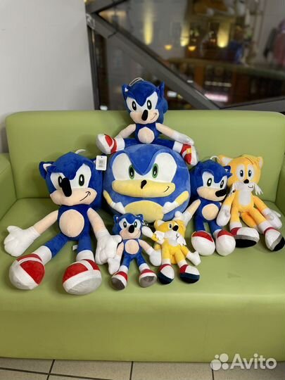 Соник мягкая игрушка