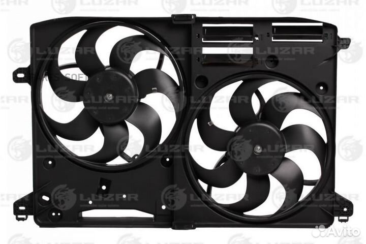 Вентилятор двигателя Ford Mondeo V (15) (2 вент.)