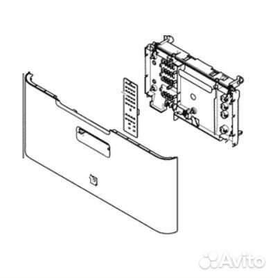 Крышка передняя в сб Samsung 3300 JC95-01593A
