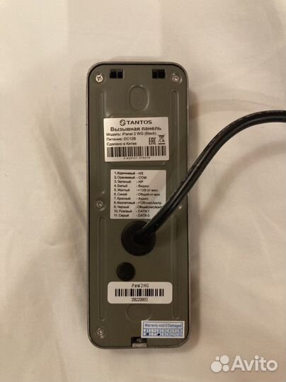 Вызывнвя панель Tantos iPanel 2WG