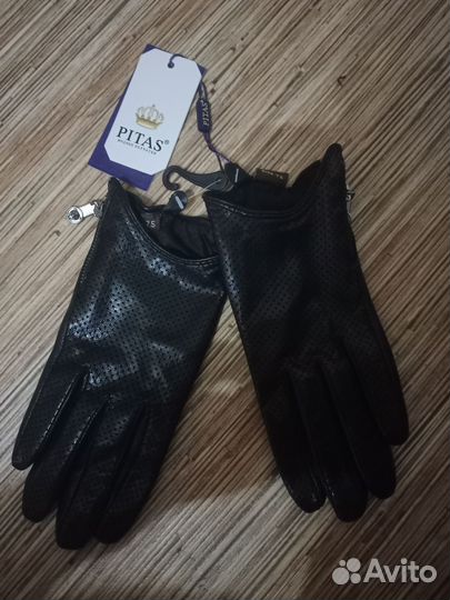 Перчатки женские кожаные 7.5