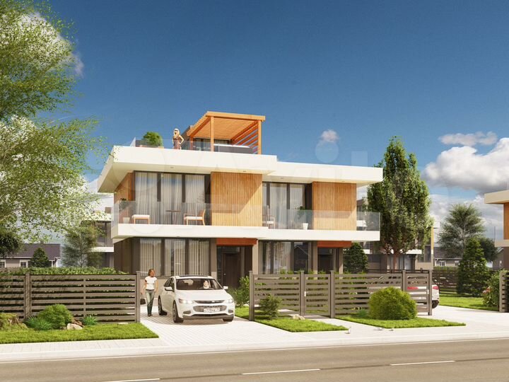 Таунхаус 80 м² на участке 2 сот.