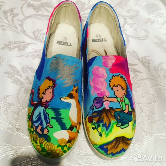 Роспись одежды,текстильной обуви(кеды) -дет/жен/му