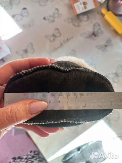 Пинетки зимние детские из овчины 17-18 размер