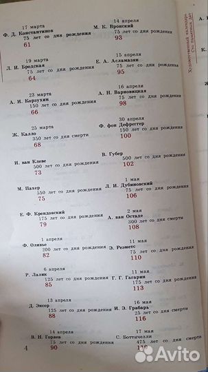 Художественный календарь. Сто памятных дат 1985 г