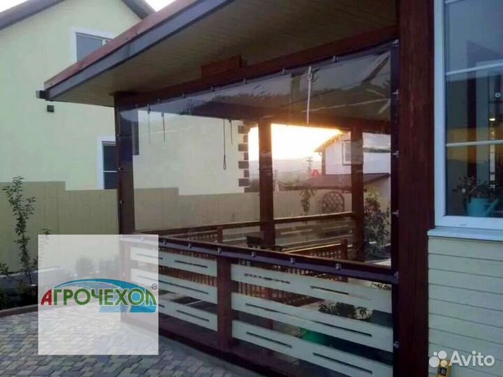 Гибкие окна пвх для терасс