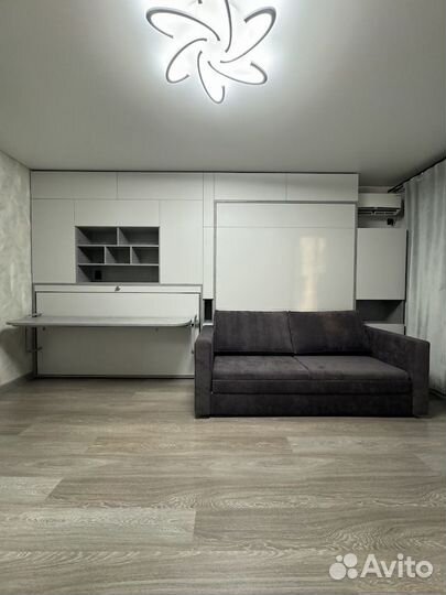 Кровать-трансформер со столом №71 на заказ