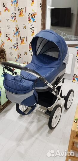 Коляска 2 в 1 Индиго