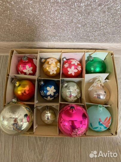 Ёлочные игрушки ссср, ретро очень много
