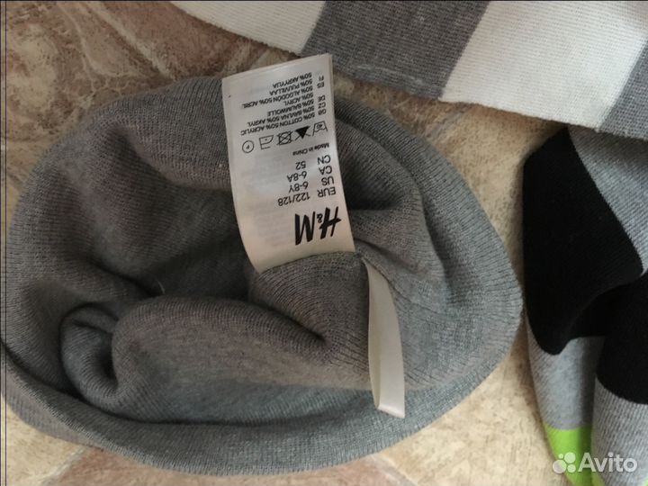 Шапка+шарф H&M