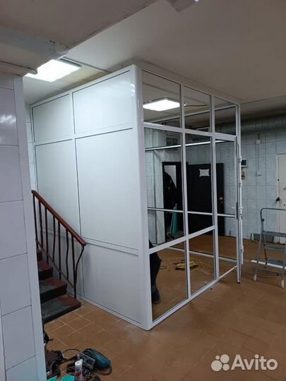 Перегородки алюминиевые под заказ