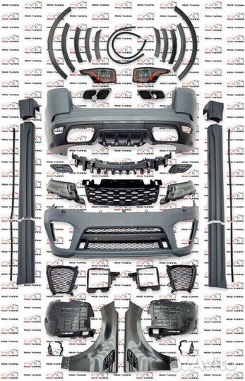 Комплект рестайлинга Range Rover Sport SVR 13-17 г