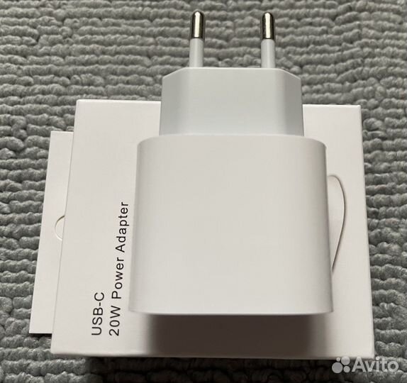Адаптер apple USB-C 20w блок для iPhone и AirPods