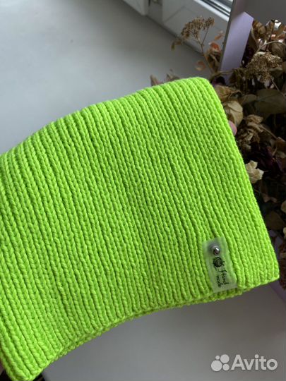 Шапка вязаная, ручная работа