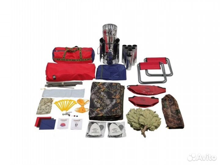 Баня палатка с печкой. Полный комплект